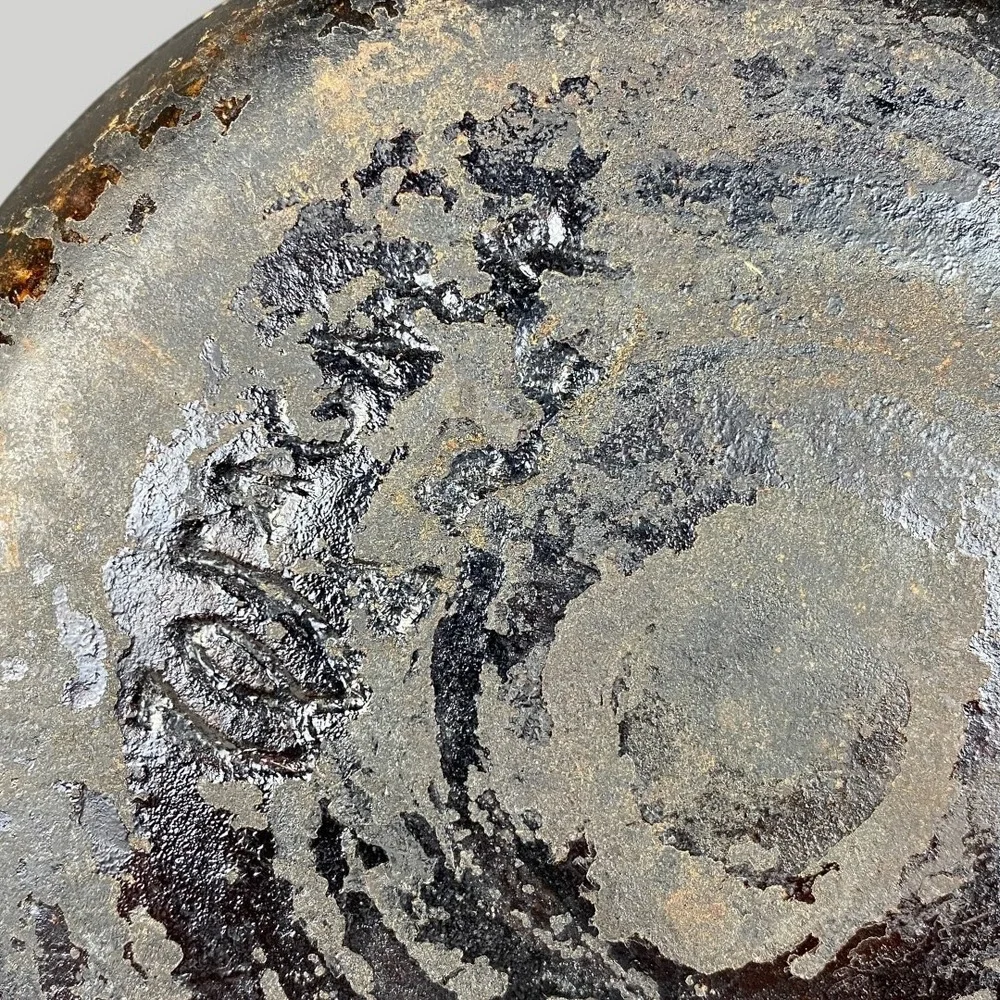 Wagner Ware No 5 Cast Iron Skillet 8 Inch USA Slight Wobble AS IS Pan
